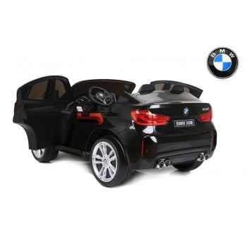 Masinuta electrica BMW X6 M XXL Black cu doua locuri si telecomanda 2.4 Ghz de firma originala