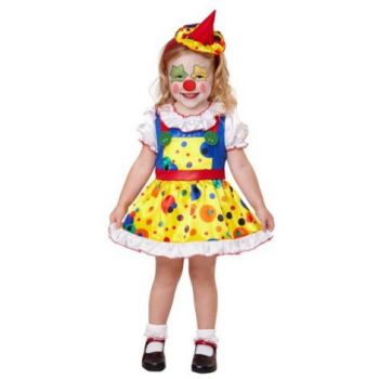 Costum clown fetita 4-5 ani
