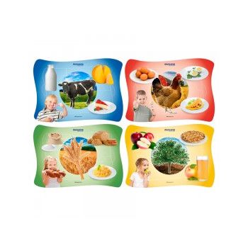 Set 4 puzzle De unde provin alimentele