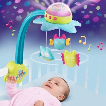 Carusel muzical Smoby Cotoons Star 2 in 1 la reducere