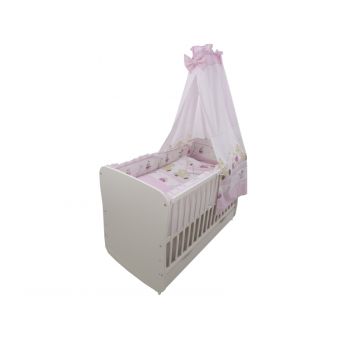 Lenjerie Teddy Play Pink 5+1 piese M2 140x70 cm