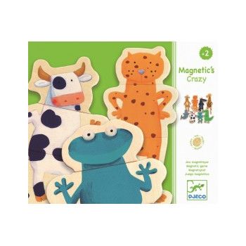 Joc cu magneţi Djeco  Animale- amuzante