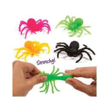 Set 12 paianjeni extensibili Stretchy Spiders