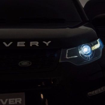 Masinuta electrica cu telecomanda 2,4G Land Rover Discovery Black de firma originala