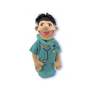 Melissa&Doug - Papusa de mana Doctor chirurg ieftina