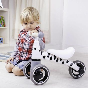 Ride-On pentru copii fara pedale Didicar zebra recomandata de la 1 an pana la greutatea maxima de 20 kg