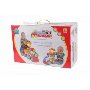 Ride-On pentru copii Ecotoys 2 in 1, educational, interactiv, greutate maxima admisa 25 kg
