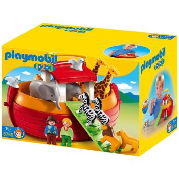 Set de Constructie 1.2.3 Playmobil - Arca lui Noe Portabila