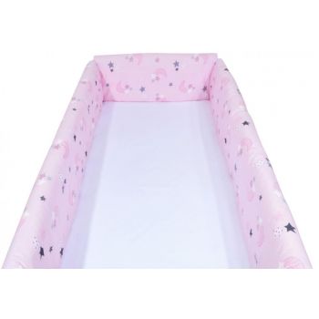 Aparatori laterale maxi pentru patut Pink Moon Dark