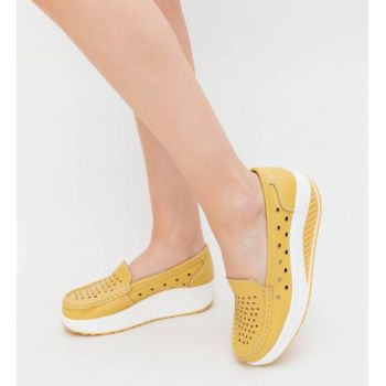 Pantofi Casual Buga Galbeni