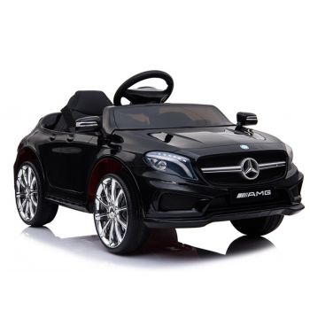 Masinuta electrica pentru copii Mercedes GLA45 AMG Black la reducere
