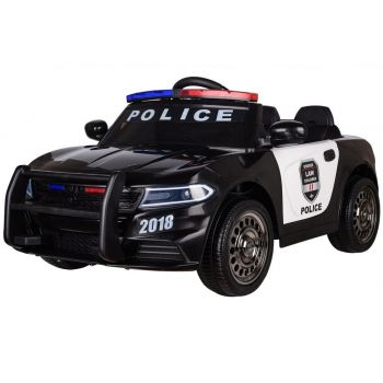 Masinuta electrica cu telecomanda Police Patrol Black de firma originala