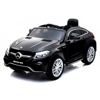 Masinuta electrica cu roti din cauciuc Mercedes GLE63 AMG Coupe Black