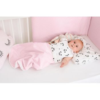 Sac de dormit bebe pentru 0-6 luni Pink Pandas