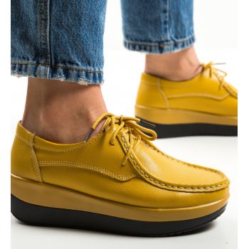 Pantofi Casual Vlasta Galbeni