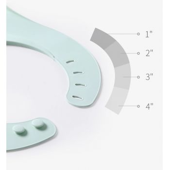 Baveta moale cu buzunar Stylish Baby Bib Blue
