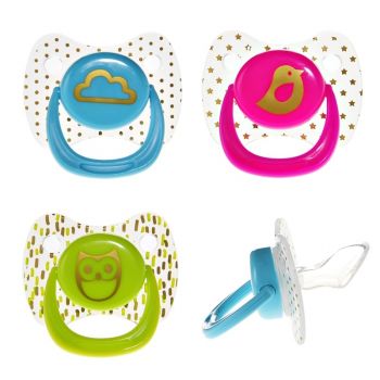 Suzeta silicon ortodontica Minut Baby 6 + roz