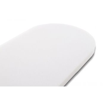 Saltea pentru landou bebelusi Sensillo 75x32x3 cm,din spuma poliuretanica confortabila si elastica,husa detasabila moale, ventilanta,Grad de duritate H1 Classic Gri