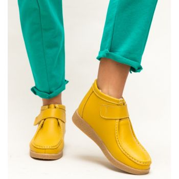 Pantofi Casual Debir Galbeni 2