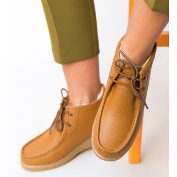 Pantofi Casual Munela Camel