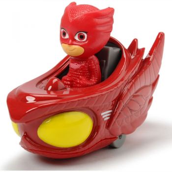 Masina Dickie Toys Eroi in Pijamale Owl-Glider cu Figurina