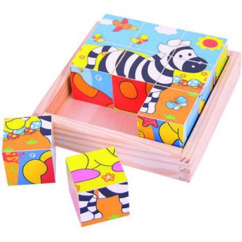 Puzzle Cubic BigJigs Toys Safari