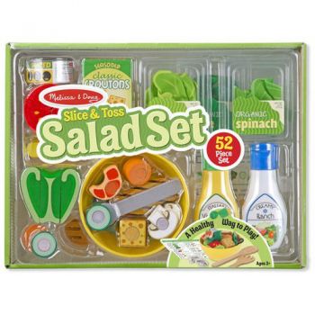 Set de Joaca Melissa & Doug din Lemn Salate Delicioase