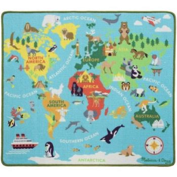 Covor de joaca Harta Lumii -  Melissa & Doug