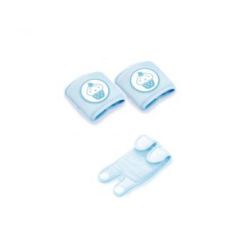 Genunchiere de protectie pentru bebelusi Cupcake Blue