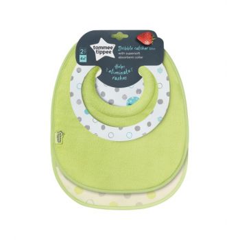 Bavete Tommee Tippee Dribble Catcher 4 luni+ 2 buc verde