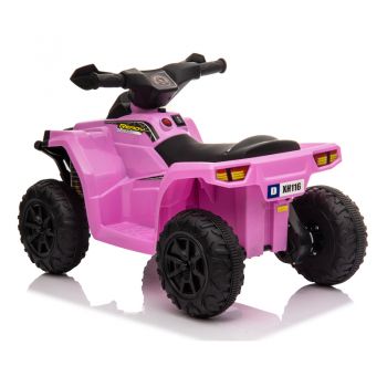 ATV electric cu roti din cauciuc Nichiduta X Racer 6V Pink ieftina