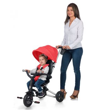 Tricicleta ultrapliabila cu roti Eva Qplay Nova rosu Tricicleta ultrapliabila cu roti Eva Qplay Nova rosu