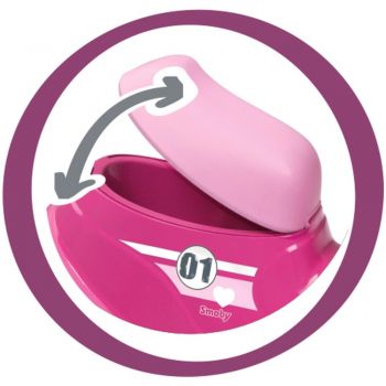 Scuter Smoby Scooter Ride-On pink la reducere