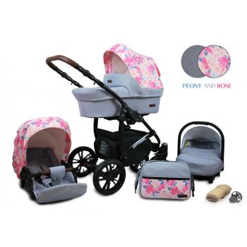 Carucior Optimal 3 in 1 Peony And Rose ieftin