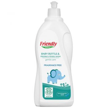 Detergent vase si biberoane Friendly Organic fara miros 750 ml ieftin