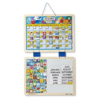 Calendar din lemn magnetic Melissa and Doug