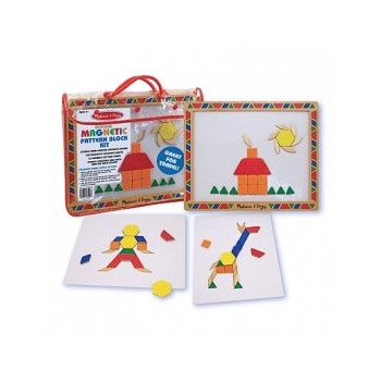 Melissa & Doug - Joc de constructii magnetic