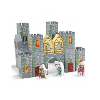 Set de cuburi din lemn Castel