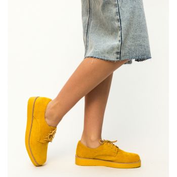 Pantofi Casual Burgas Galbeni