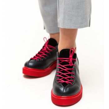 Pantofi Casual Lukano Negri Pantofi Casual Lukano Negri