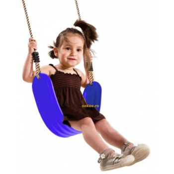 Leagan copii flexibil din plastic PP albastru la reducere