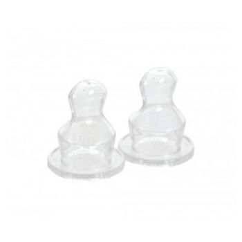 Set 2 tetine silicon ortodontice pentru lichide groase