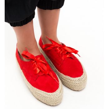 Pantofi Casual Kiran Rosii
