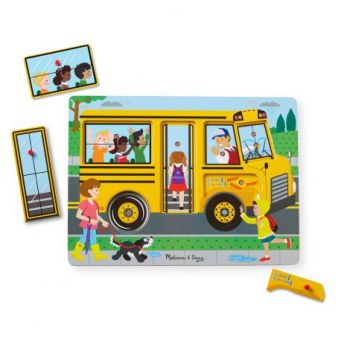 Puzzle sonor La plimbare - Melissa & Doug 739 la reducere