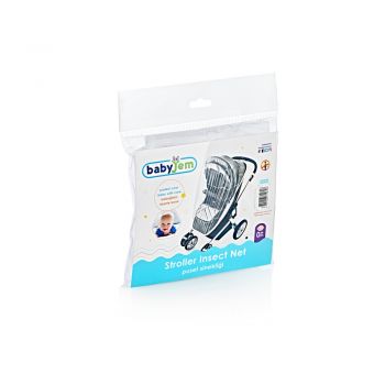 Plasa de insecte pentru carucior BabyJem White ieftin