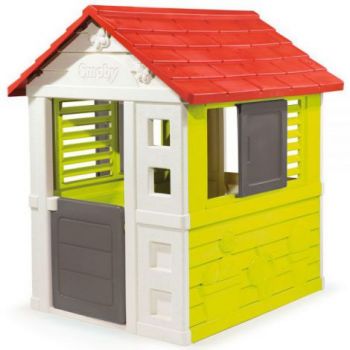 Casuta pentru copii Smoby Nature Playhouse la reducere