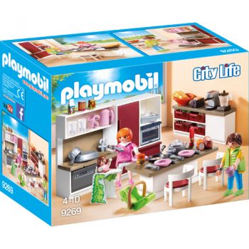Set de Constructie Playmobil Bucatarie - City Life Set de Constructie Playmobil Bucatarie - City Life
