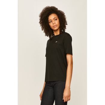 Lacoste tricou din bumbac culoarea negru TF5441-001