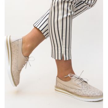 Pantofi Casual Monclen Bej Pantofi Casual Monclen Bej