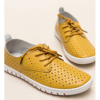 Pantofi Casual Hilio Galbeni